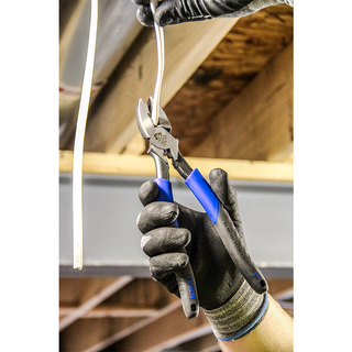 Ideal 30-3435 9-1/2" Linesman Plier w/New England Nose, Crimping Die & Fish Tape