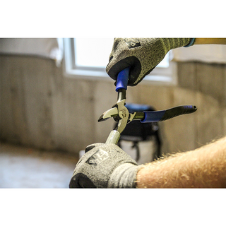 Ideal 30-3435 9-1/2" Linesman Plier w/New England Nose, Crimping Die & Fish Tape