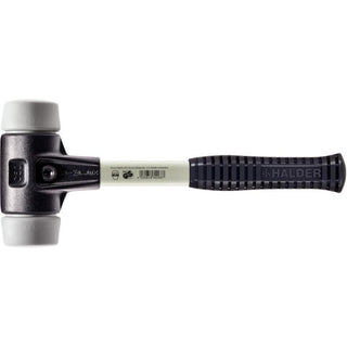 Halder 3703.080 SIMPLEX soft-face mallet TPE-mid; with reinforced cast iron housing and fibre-glass handle