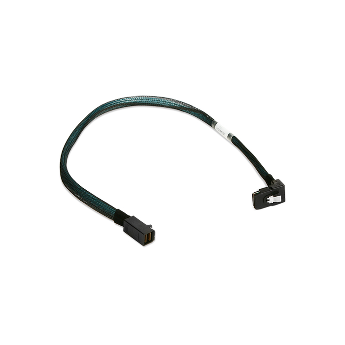iStarUSA K-HD4387R-50 HD miniSAS SFF-8643 to miniSAS SFF-8087 Right Angle 50 cm Cable