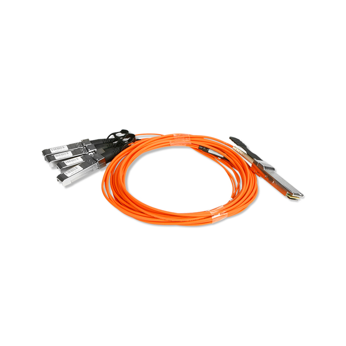 iStarUSA K-QSFXSF-AO5M 40Gb/s QSFP+ to 4x SFP+ Active Optical 5 meter Split Cable QDR