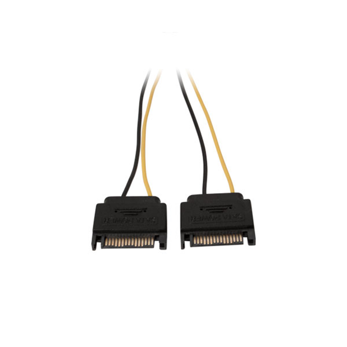 Kingwin PCI-04 8 Inch Dual 15P SATA Power 6P PCI Express Power Cable