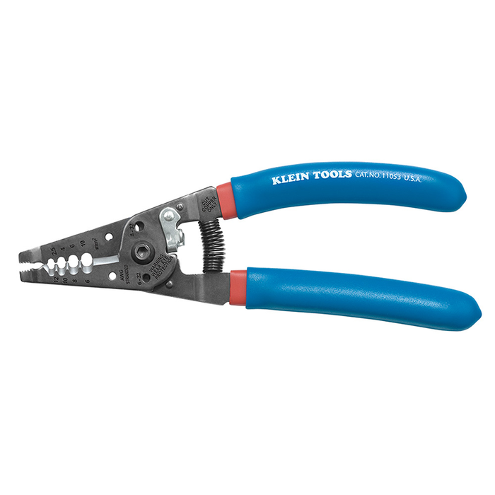 Klein Tools 11053 Wire Stripper and Cutter for 6-12 AWG Stranded Wire
