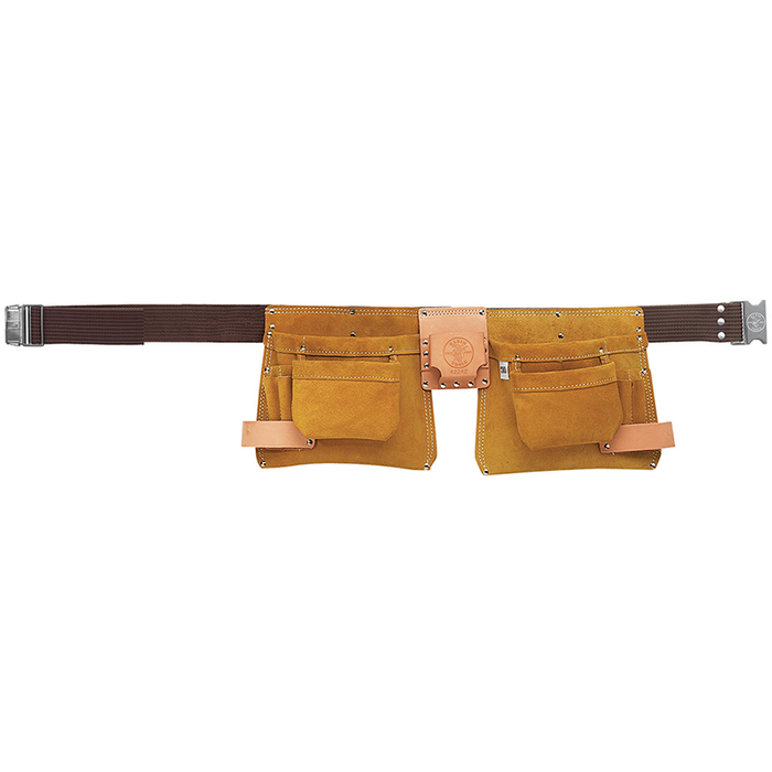 Klein Tools 42242 One-Piece Nail/Screw and Tool Pouch Apron Tan
