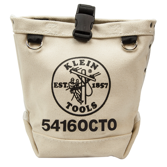 Klein Tools 5416OCTO Bull-Pin and Bolt Bag, Canvas with Connection Points