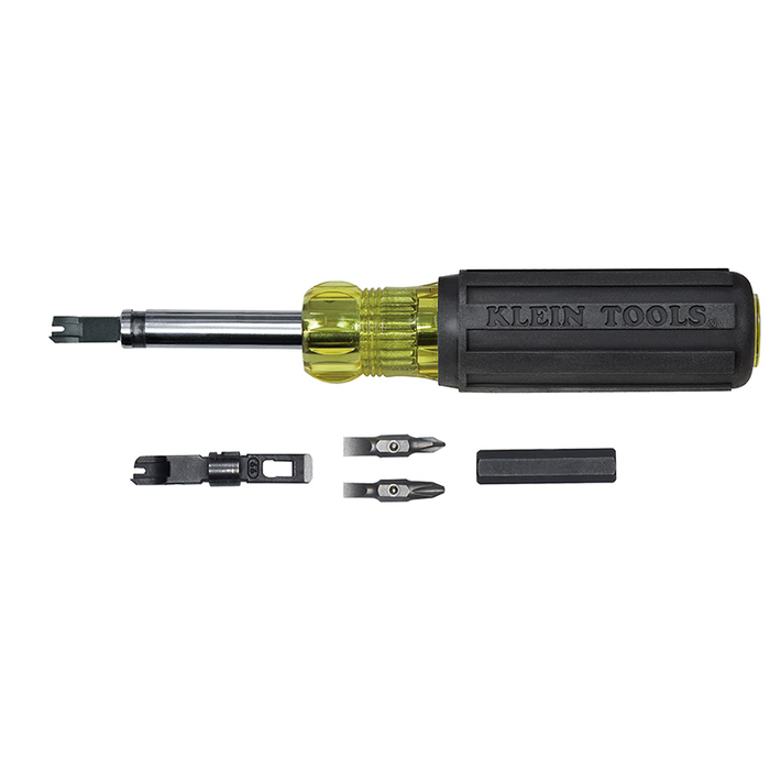 Klein Tools VDV001-081 8-in-1 Punch Down Screwdriver Multi-Tool