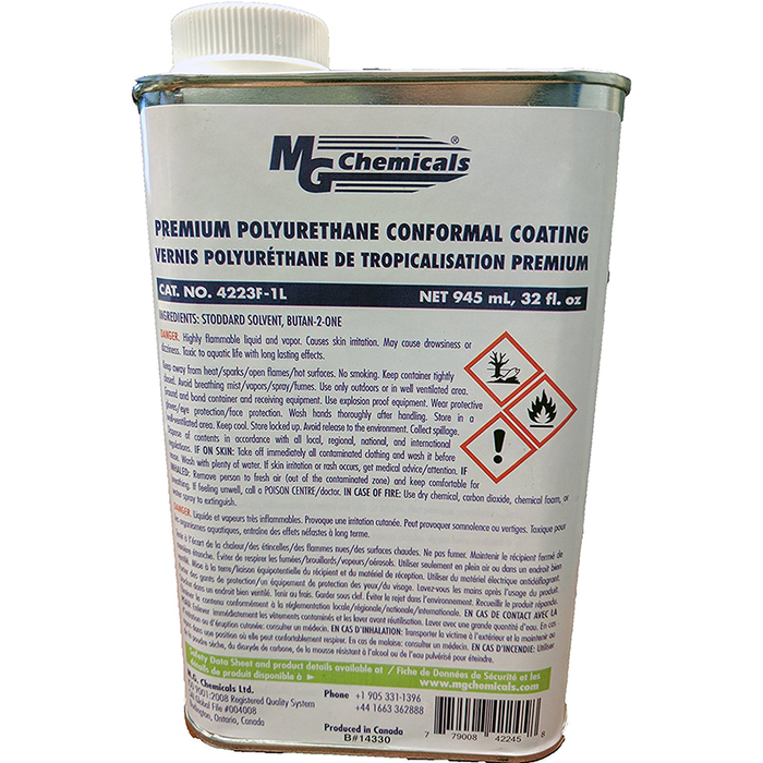 Mg Chemicals 4223F-1L Premium Polyurethane Conformal Coating
