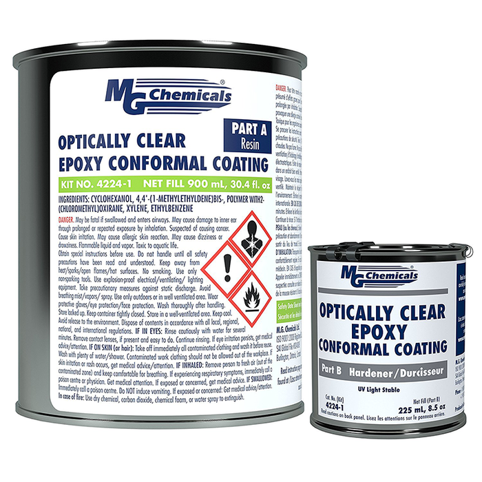 Mg Chemicals 4224-1L Optically Clear Epoxy Conformal Coating