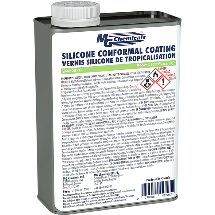 Mg Chemicals 422B-1L Silicone Conformal Coating