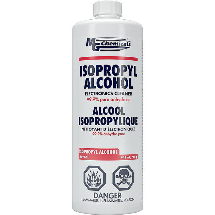 Mg Chemicals 824-1L 99.9% Isopropyl Alcohol Liquid Cleaner