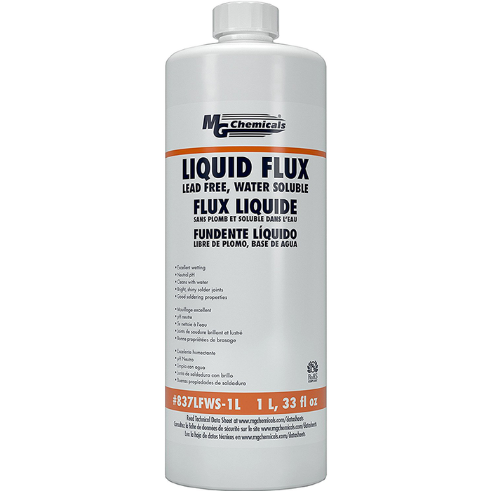 Mg Chemicals 837LFWS-1L Water Soluble Lead Free Flux