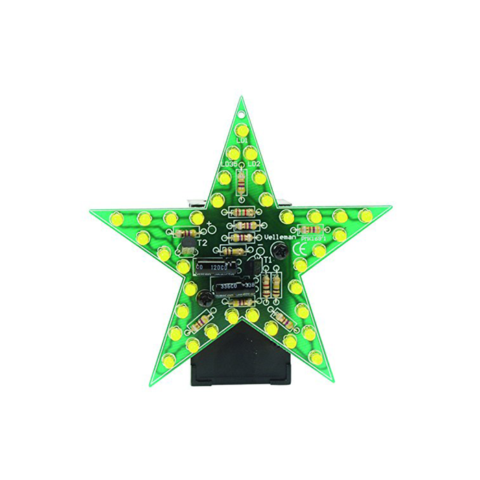 Velleman MK169Y Flashing Yellow LED Star Minikit