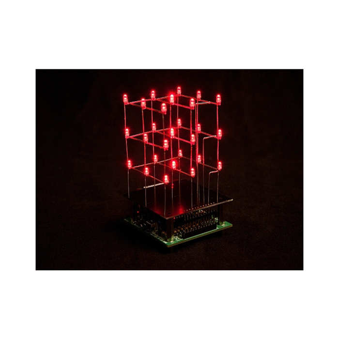 Velleman MK193 3D Red LED Cube