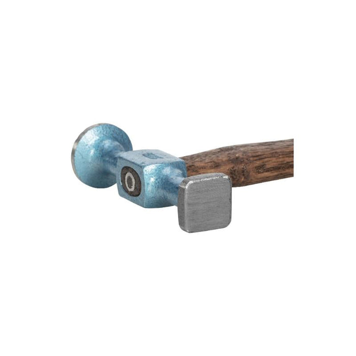 Picard 2522212 Checked Face Planishing Hammer with Hickory Handle, 300g