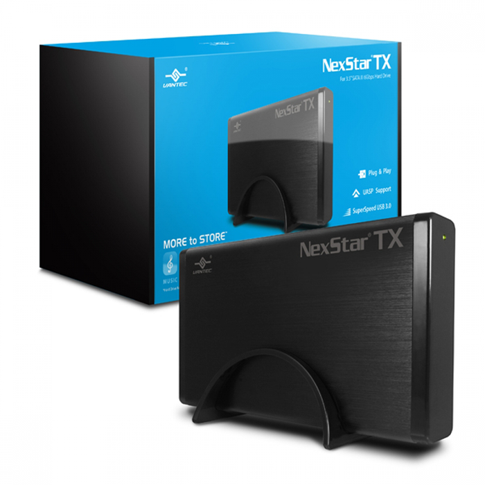 Vantec NST-328S3-BK NexStar TX 3.5" SATA 6Gb/s to USB 3.0 HDD Enclosure
