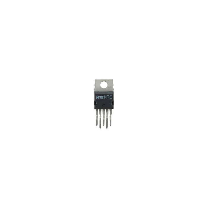 NTE Electronics NTE1376 Integrated Circuit 22W Audio Power Amplifier, 5-Lead TO-220 Case, 4A Output Peak Current, 20V Supply Voltage