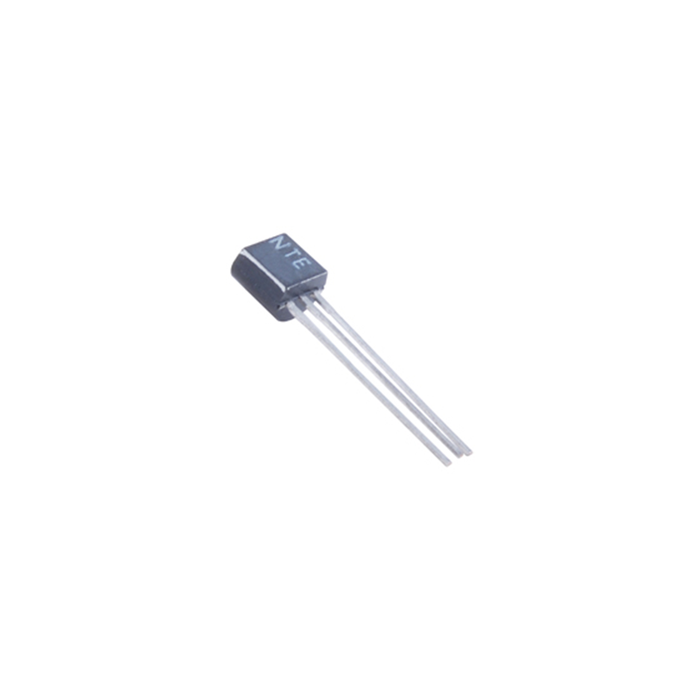 NTE Electronics NTE199 NPN Silicon Transistor, Low Noise, High Gain Amplifier, TO92 Type Package, 70V, 0.1 Amp