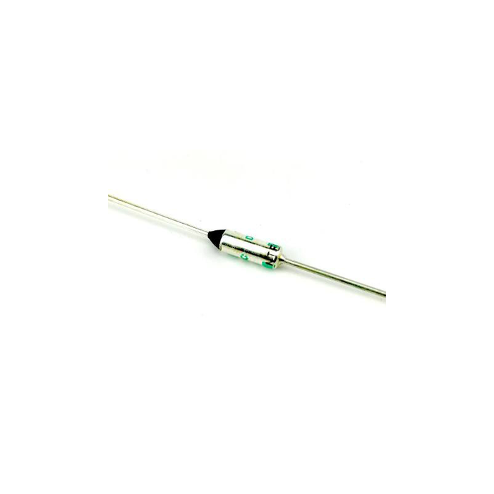 NTE Electronics NTE8118 Thermal Cutoff Fuse, Axial Lead, Non-Resettable, 121 Degree C Functioning Temperature, 15 Amps