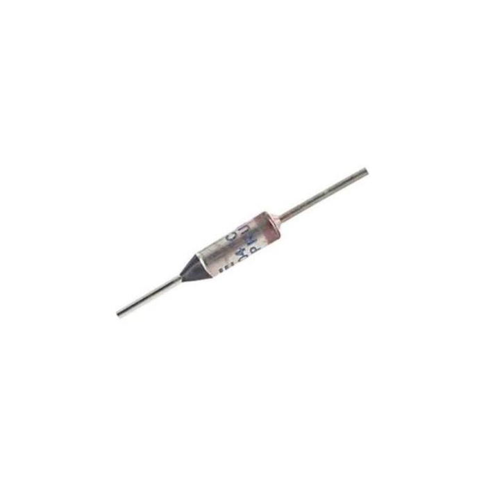 NTE Electronics NTE8167 Thermal Cutoff Fuse, Axial Lead, Non-Resettable, 170 Degree C Functioning Temperature, 15 Amps