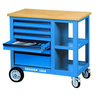 Gedore 6620620 Mobile workbench with vice