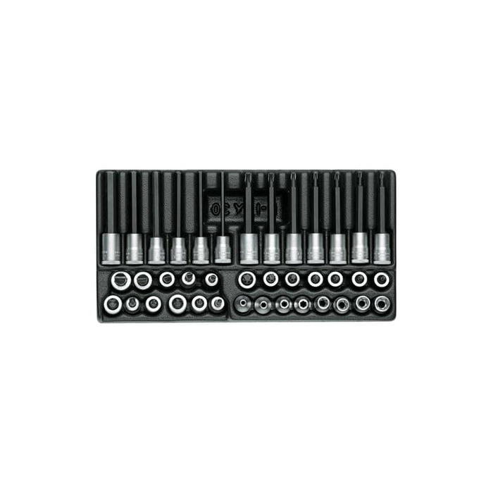 Gedore 1640860 Screwdriver Bit Socket Set 3/8 Inch in 1/3 ES Tool Module
