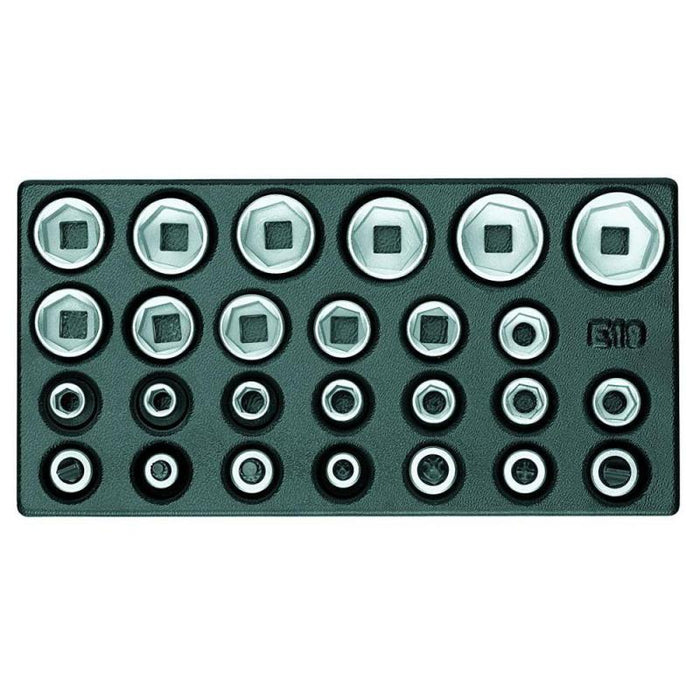 Gedore 1733109 Socket set 1/2 Inch in 1/3 ES tool module