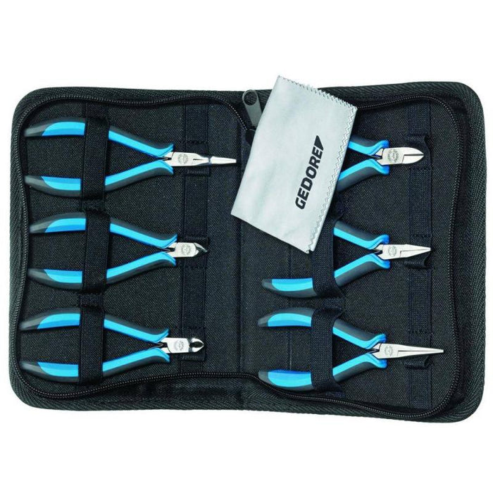 Gedore 1955551 Electronic Pliers Set, 6 pieces