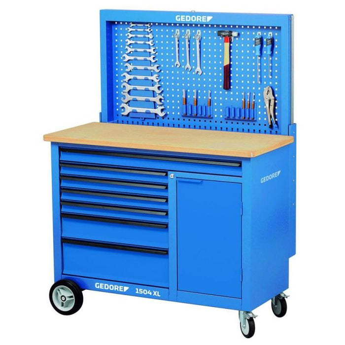 Gedore 1988468 Mobile workbench, 1.25 m wide