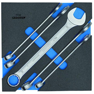Gedore 2308886 Combination spanner set in 2/3 Check-Tool module