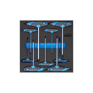 Gedore 2309009 Hexagon socket key set in s/3 Check-Tool module