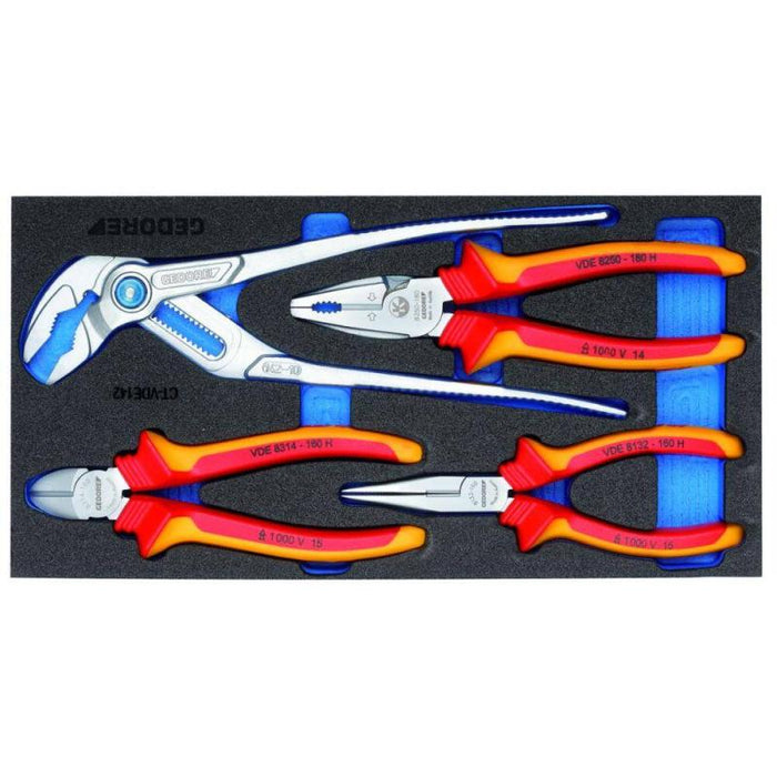 Gedore 2309033 VDE Pliers set in 1/3 Check-Tool module