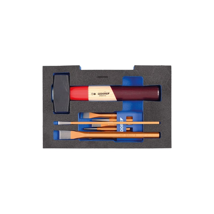 Gedore 2835932 Chisel Set, In 1/2 L-BOXX 136 Module