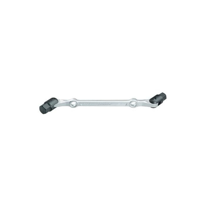 Gedore 6302330 Swivel head wrench double ended 5x6 mm