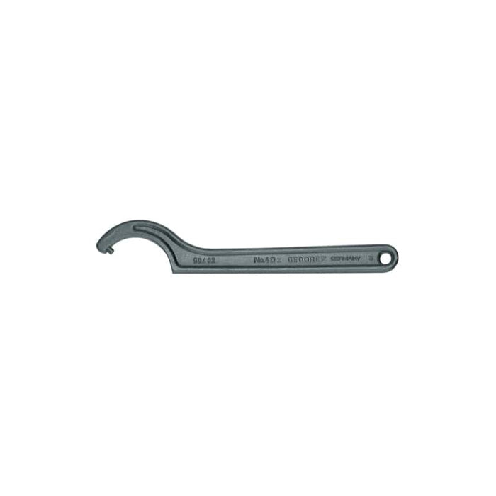 Gedore 6337200 Hook wrench with pin, 68-75 mm