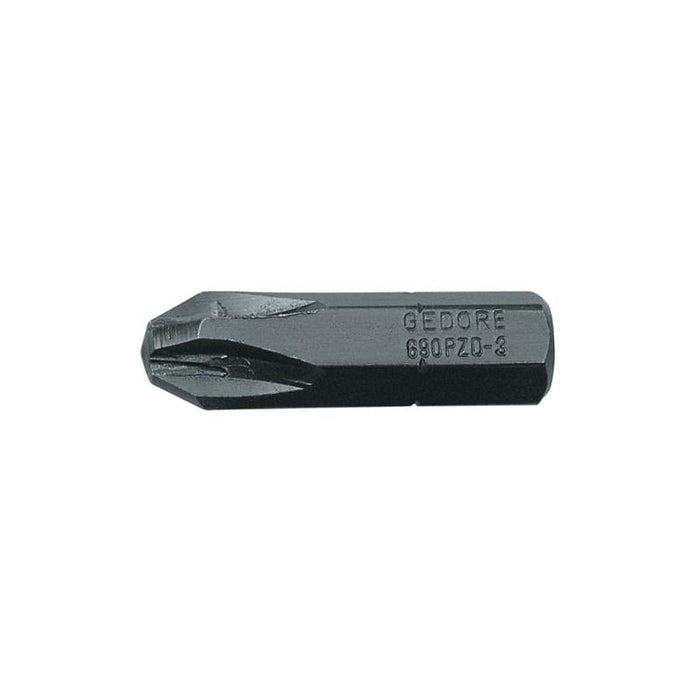 Gedore 6553170 Screwdriver Bit 1/4 inch , Value Pack 10 - Pc , PZ 3 L