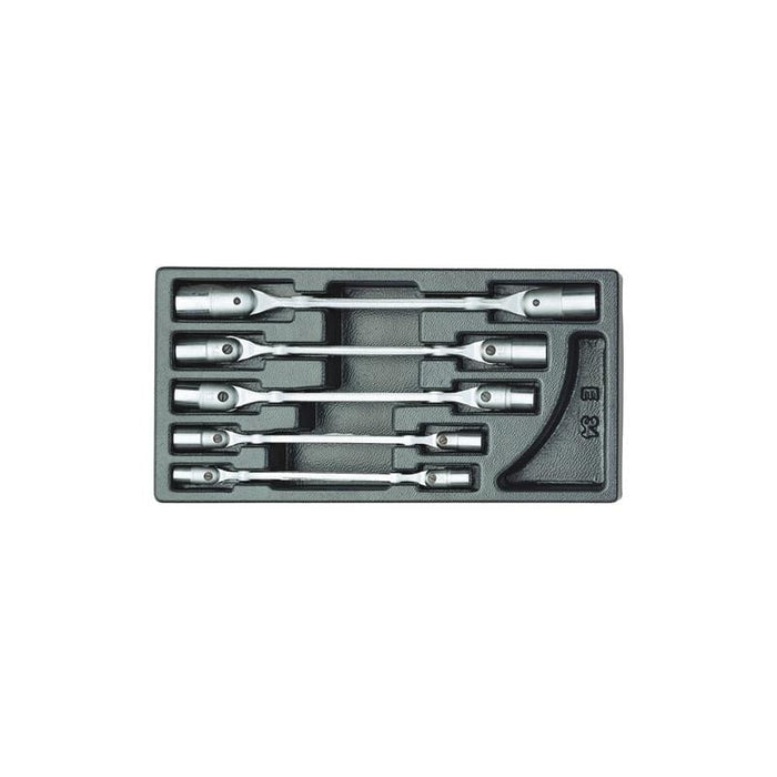 Gedore 6605070 Swivel Head Wrench set in 1/3 ES tool module