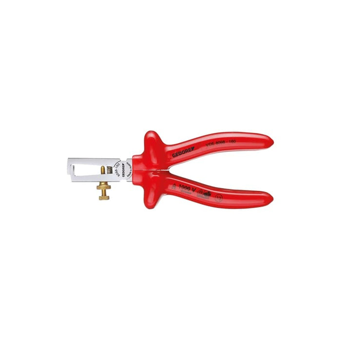 Gedore 6708980 VDE Stripping pliers with VDE dipped insulation 160 mm
