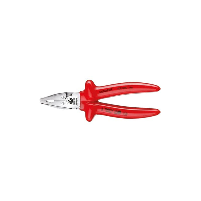 Gedore 1429582 VDE Heavy Duty Combination Pliers With VDE Dipped Insulation 160 mm