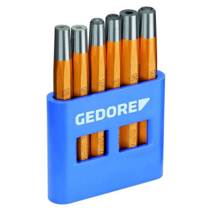 Gedore 8773600 Set of Rivetting Setters And Snap Dies 6 pieces