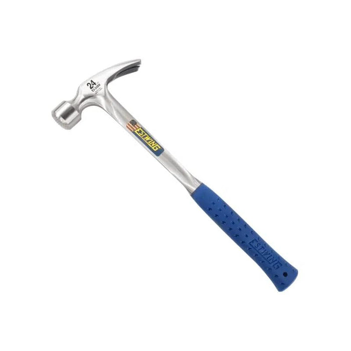 Estwing E3-28SM 28 Oz Framing Hammer W/ Milled Face, Blue Grip