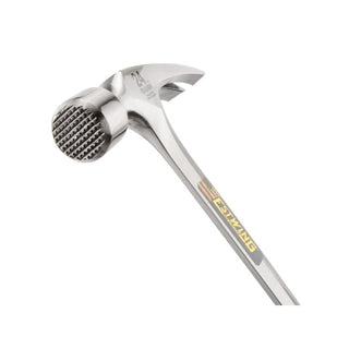 Estwing E3-22CM 22 Oz Framing Hammer W/ Curved Claw,Milled Face , Shock Reduction Blue Vinyl Grip