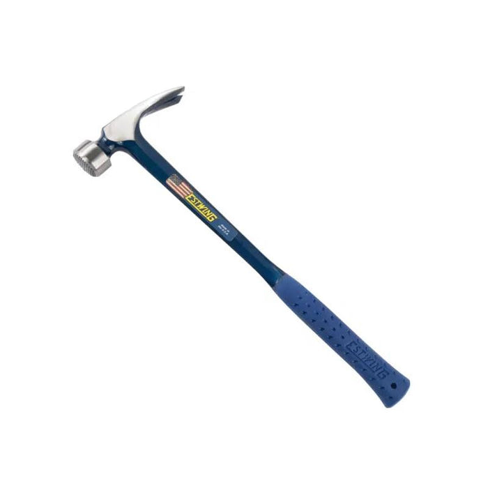 Estwing E3-25SM 25 Oz Big Blue Hammer W/ Larger Milled Face , Blue Grip