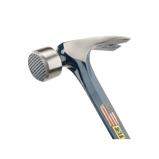 Estwing E3-25SM 25 Oz Big Blue Hammer W/ Larger Milled Face , Blue Grip