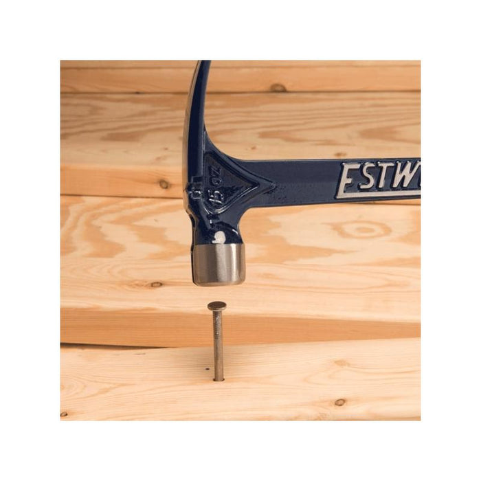 Estwing E6-15SM 15 Oz Blue Vinyl Gripped Ultra Framing Hammer With Milled Face