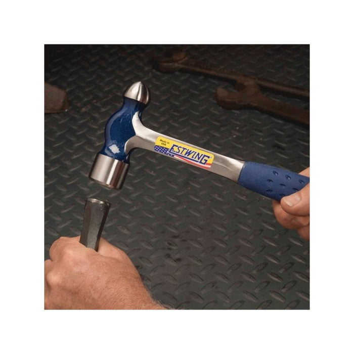 Estwing E3-24BP 24 Oz Ball Peen Hammer W/ Blue Grip