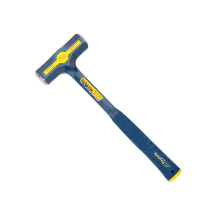 Estwing  E6-48E 48 Oz Solid Steel Engineers Hammer With Blue Nylon Vinyl Grip And End Cap