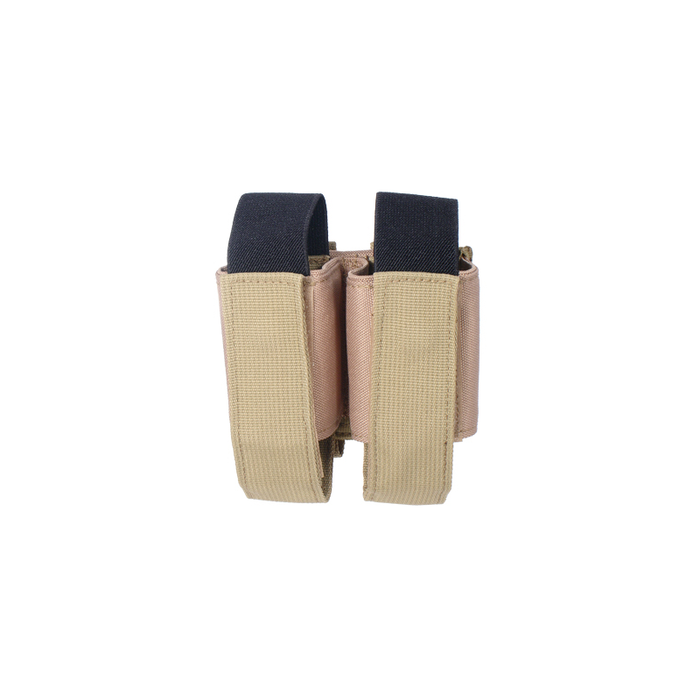 UTG PVC-M504T Molle 40mm Grenade Double Pouch, Tan