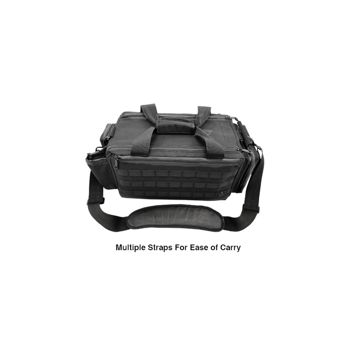 UTG PVC-P365B All-in-1 Range/Utility Go Bag, 21"x9"x8",Black
