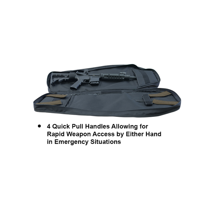 UTG PVC-PSP34BG ABC Sling Pack 34" Multi-Firearm Case w/Metallic Gray