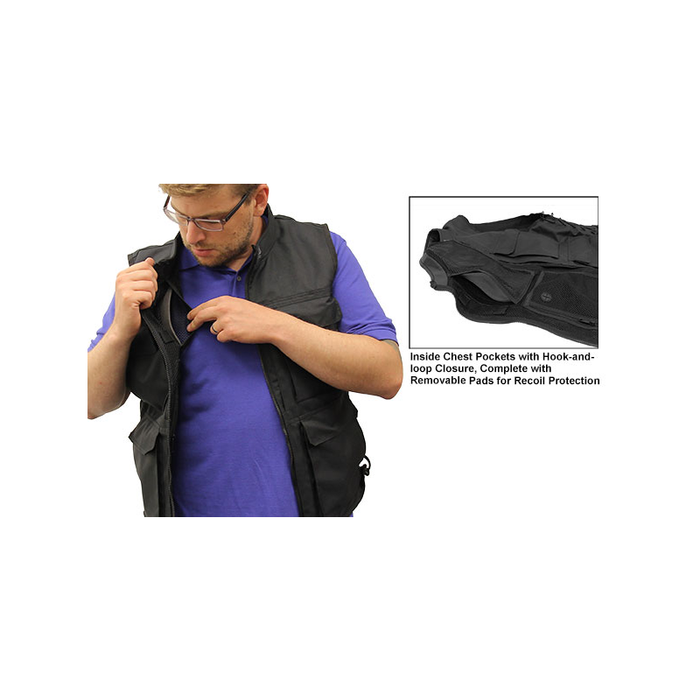 UTG PVC-VM32BB True Hunter Male Sporting Vest (S to M), Black